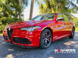 Alfa Romeo Giulia Front Spoiler - Carbon Fiber - Italia Style - Stile Italia - Sport/ Ti/ Veloce - V3 Alfa Romeo Giulia Front Spoiler - Carbon Fiber - Italia Style - Stile Italia - Sport/ Ti/ Veloce - V3